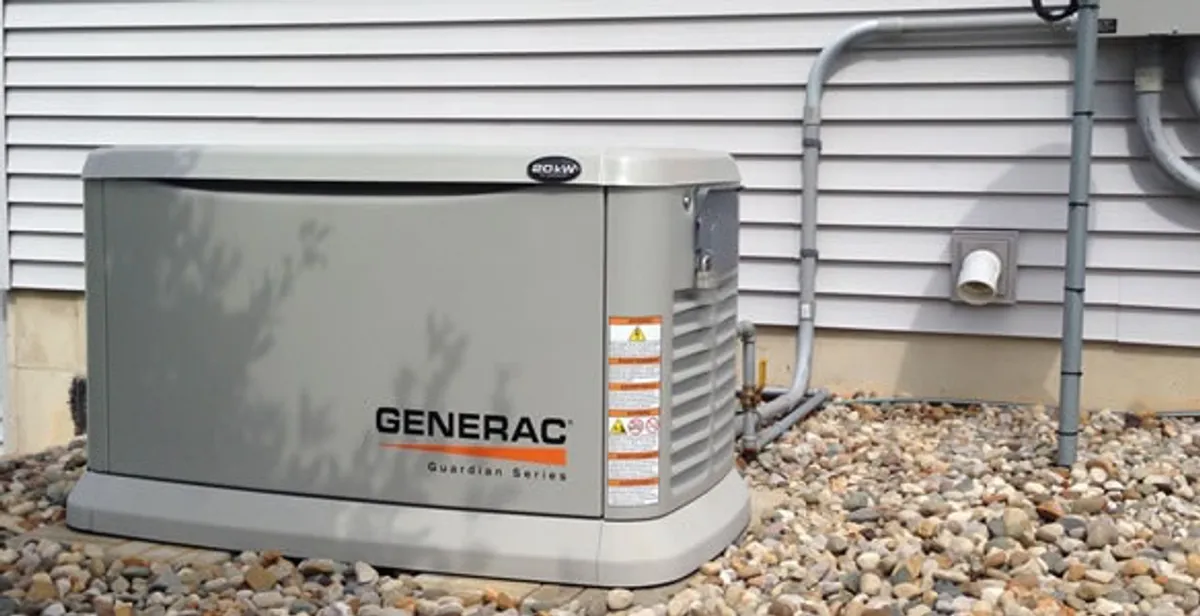generator installation service featuring outdoor standby generator setup by licensed electricians in Bloomington, IN