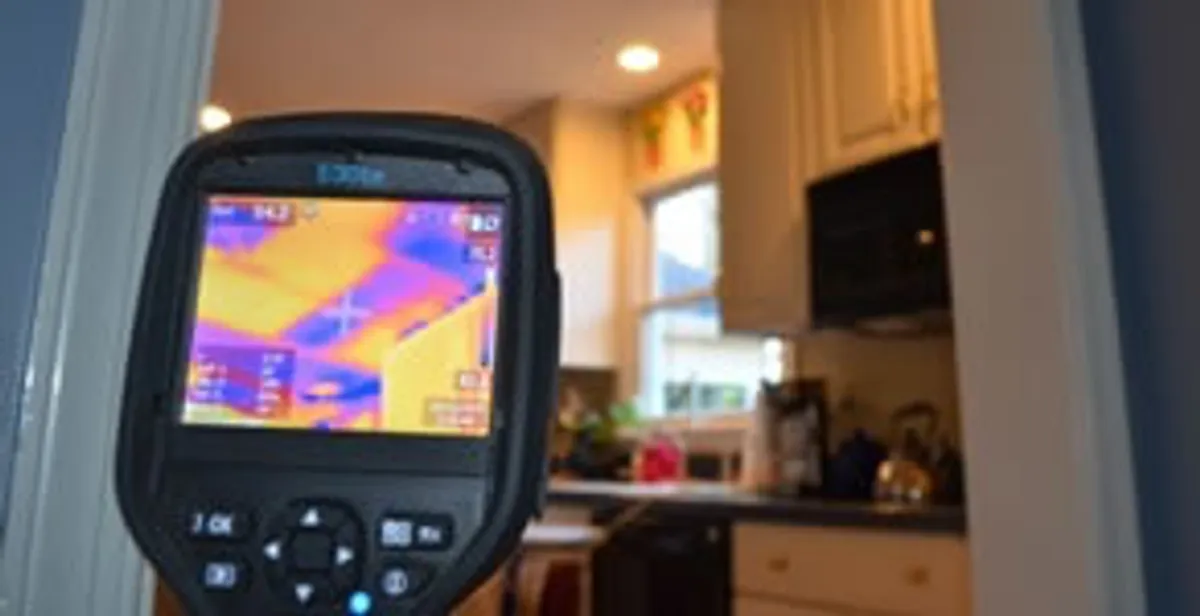 home energy audit service using thermal imaging to evaluate electrical efficiency inside a home in Bloomington, IN